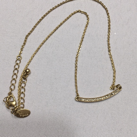 3/$30 NWOT gold bar necklace from Lia Sophia - Picture 3 of 3